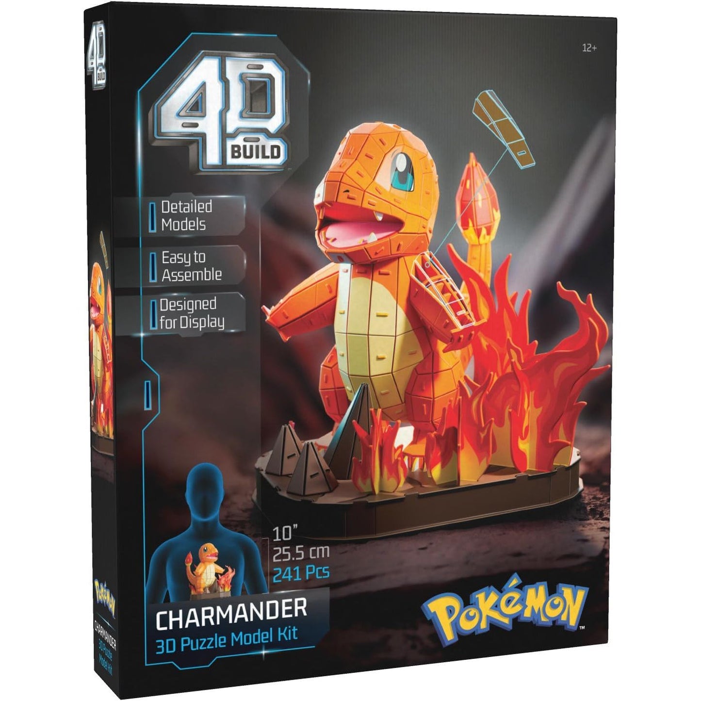 4D Build Pokemon 3D Puzzle Model Kit - Charmander 681147098657 at King Card Canada