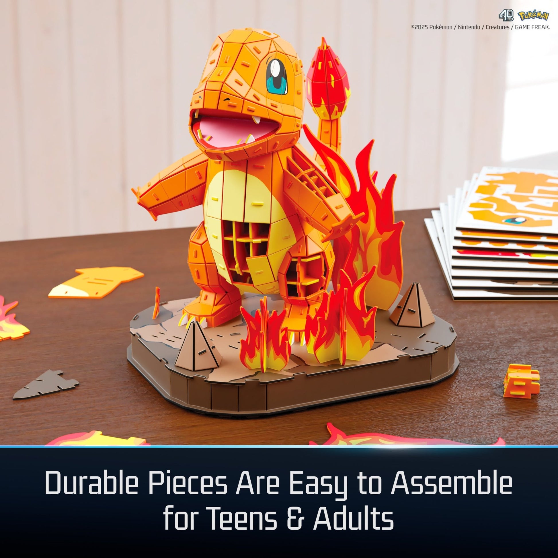 4D Build Pokemon 3D Puzzle Model Kit - Charmander 681147098657 at King Card Canada