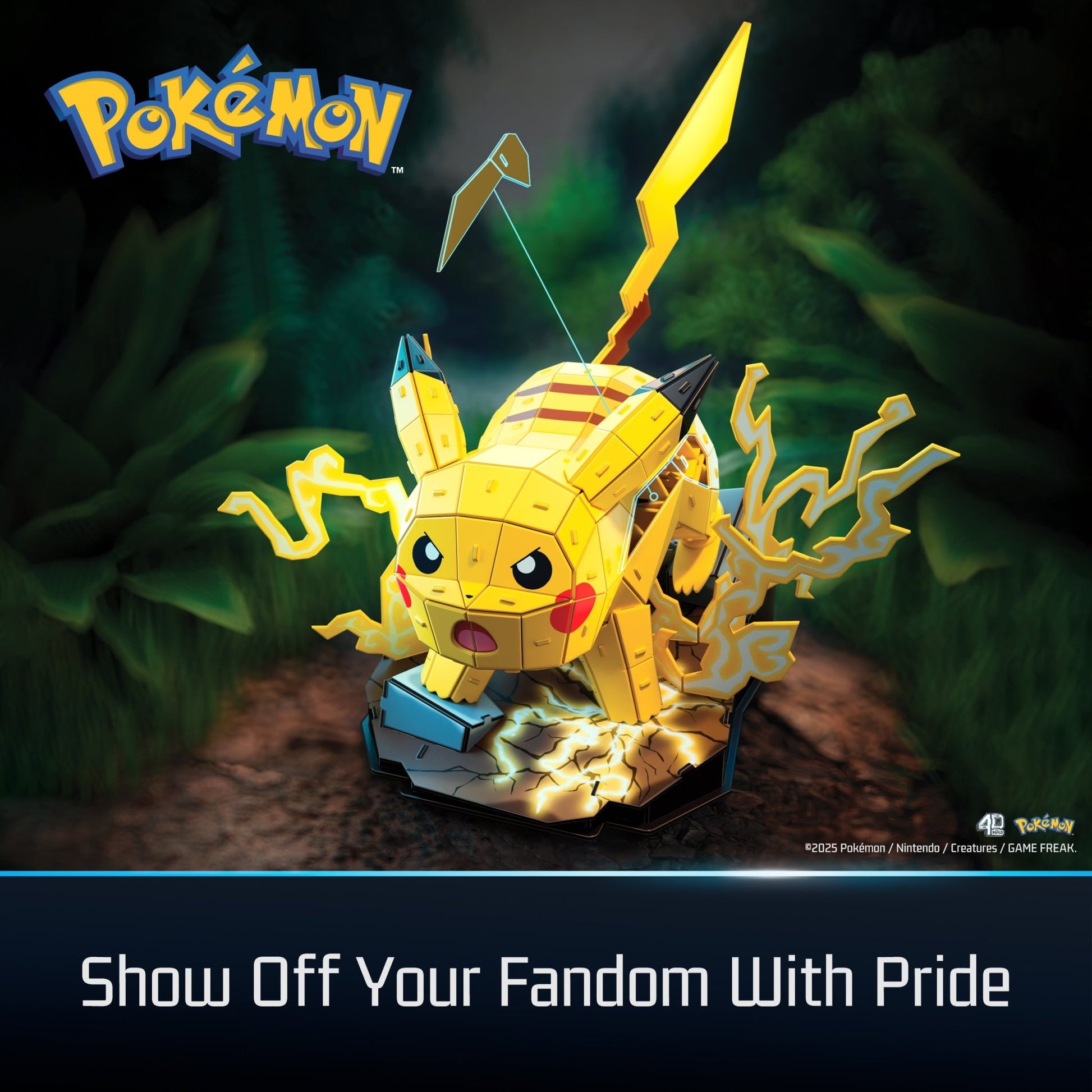 4D Build Pokemon 3D Puzzle Model Kit - Pikachu 681147098664 at King Card Canada