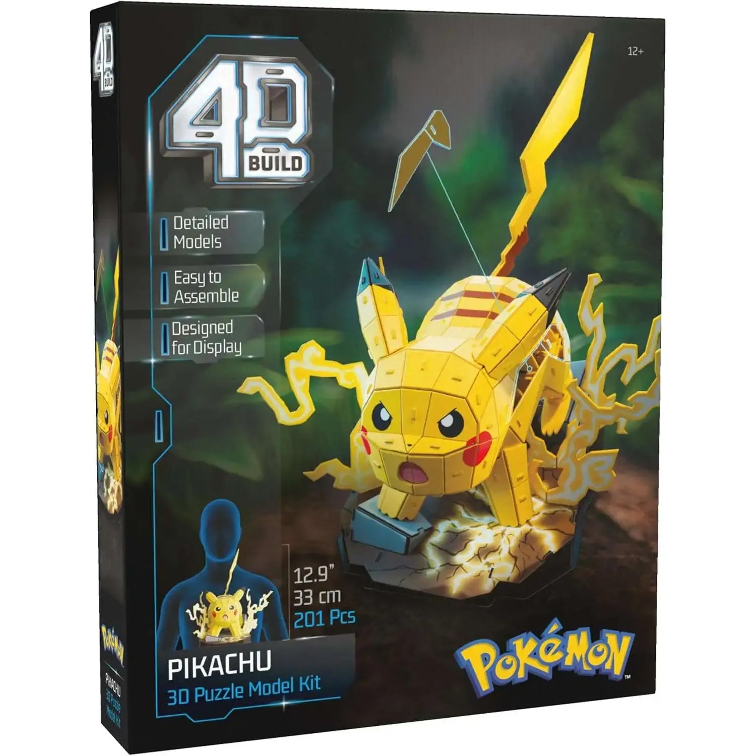 4D Build Pokemon 3D Puzzle Model Kit - Pikachu 681147098664 at King Card Canada