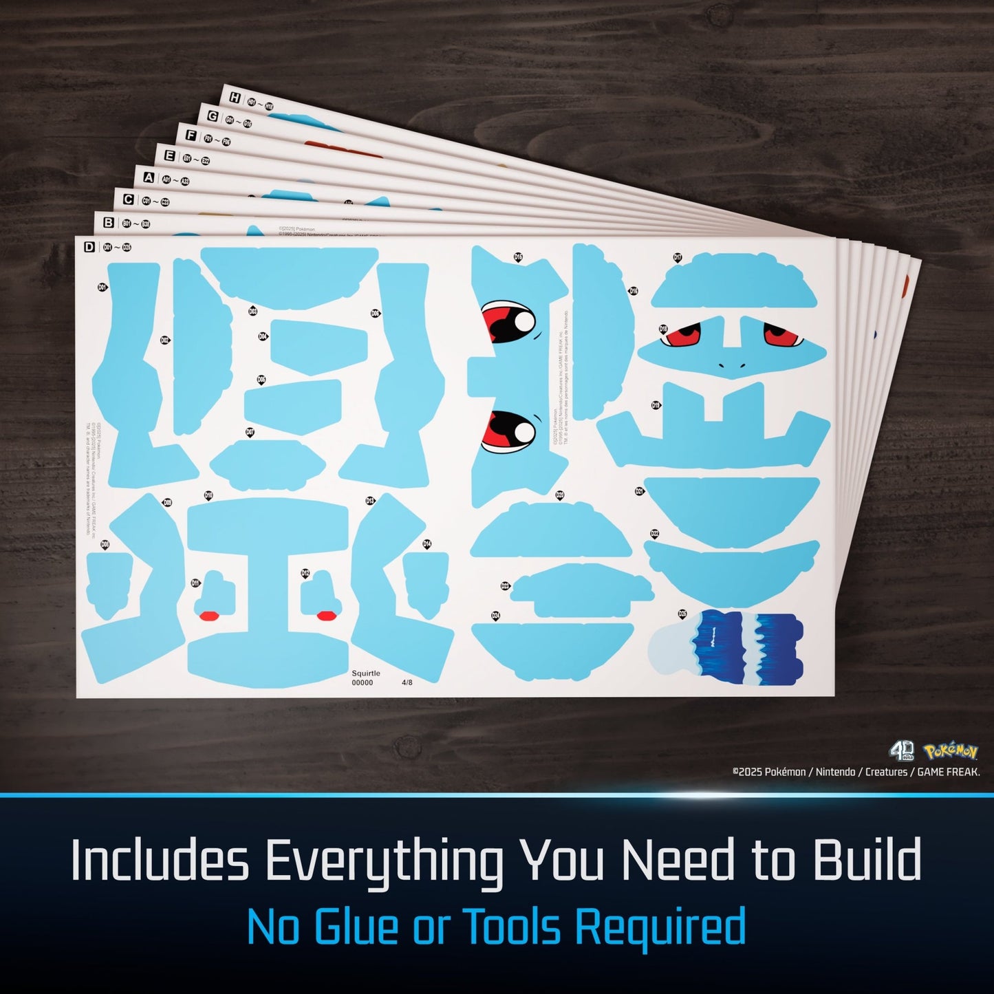 4D Build Pokemon 3D Puzzle Model Kit - Squirtle 681147098671 at King Card Canada