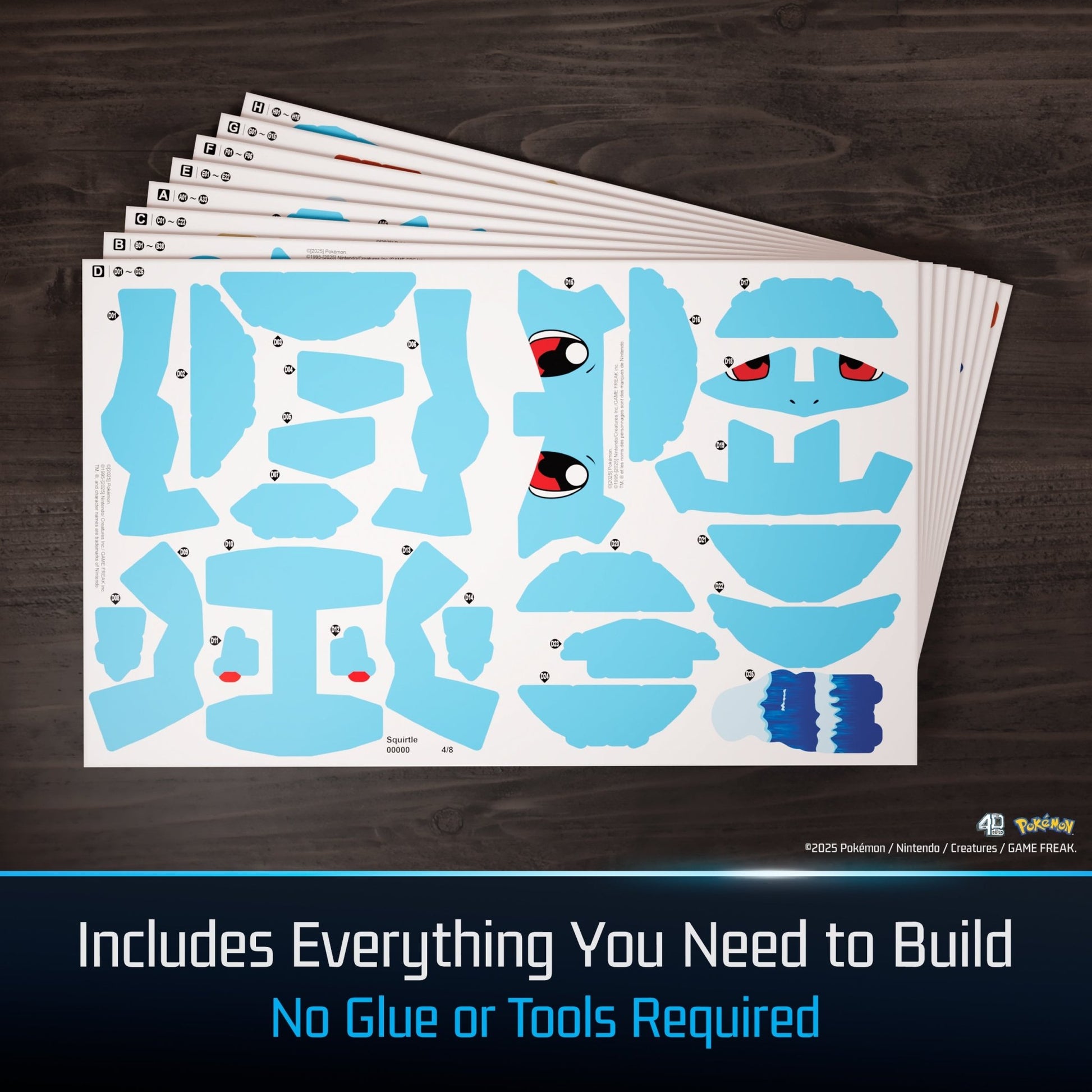 4D Build Pokemon 3D Puzzle Model Kit - Squirtle 681147098671 at King Card Canada