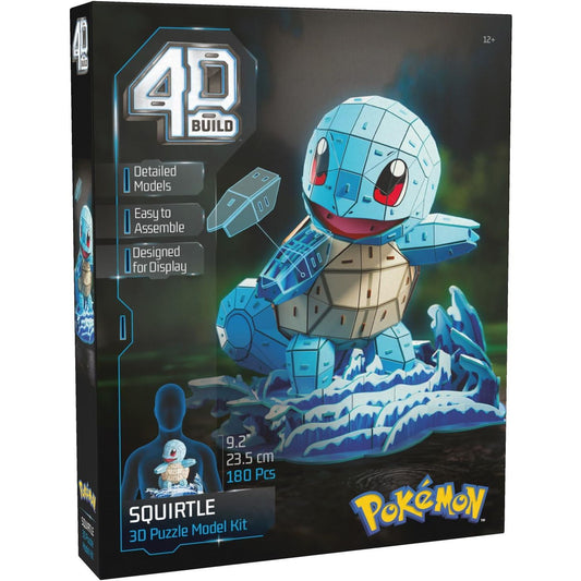 4D Build Pokemon 3D Puzzle Model Kit - Squirtle 681147098671 at King Card Canada