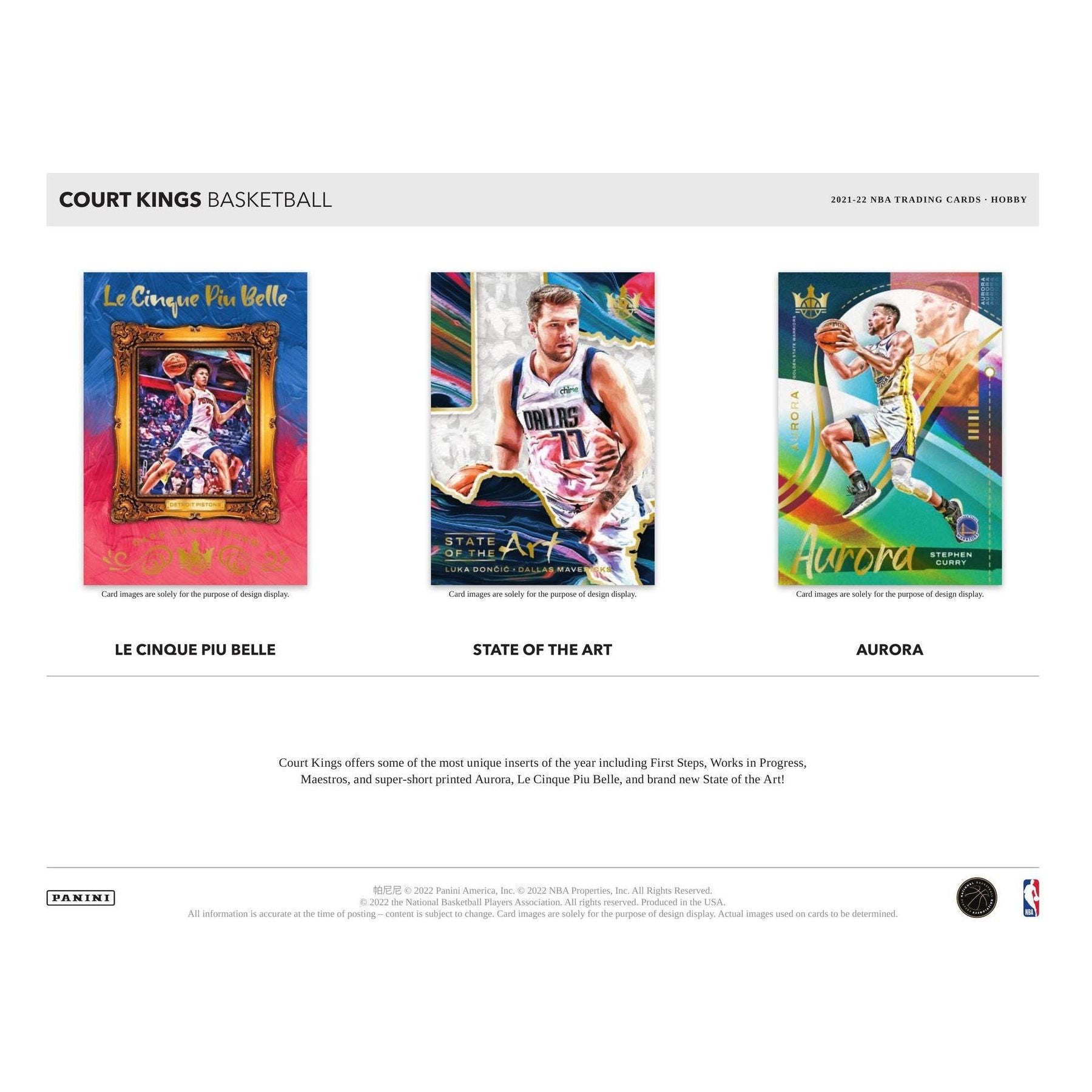 2021-22 Panini Court Kings Basketball Hobby Box - King Card Canada