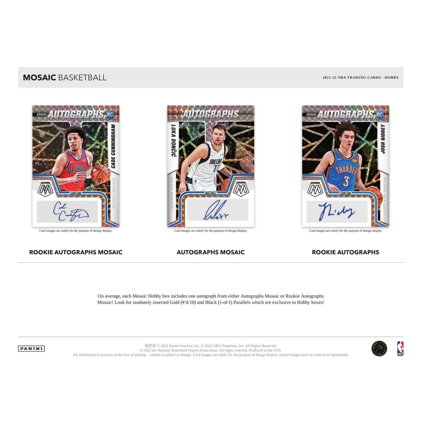 2021-22 Panini Mosaic Basketball Hobby Box - King Card Canada