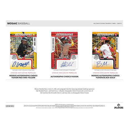 2022 Panini Mosaic Choice Baseball Hobby Box - King Card Canada