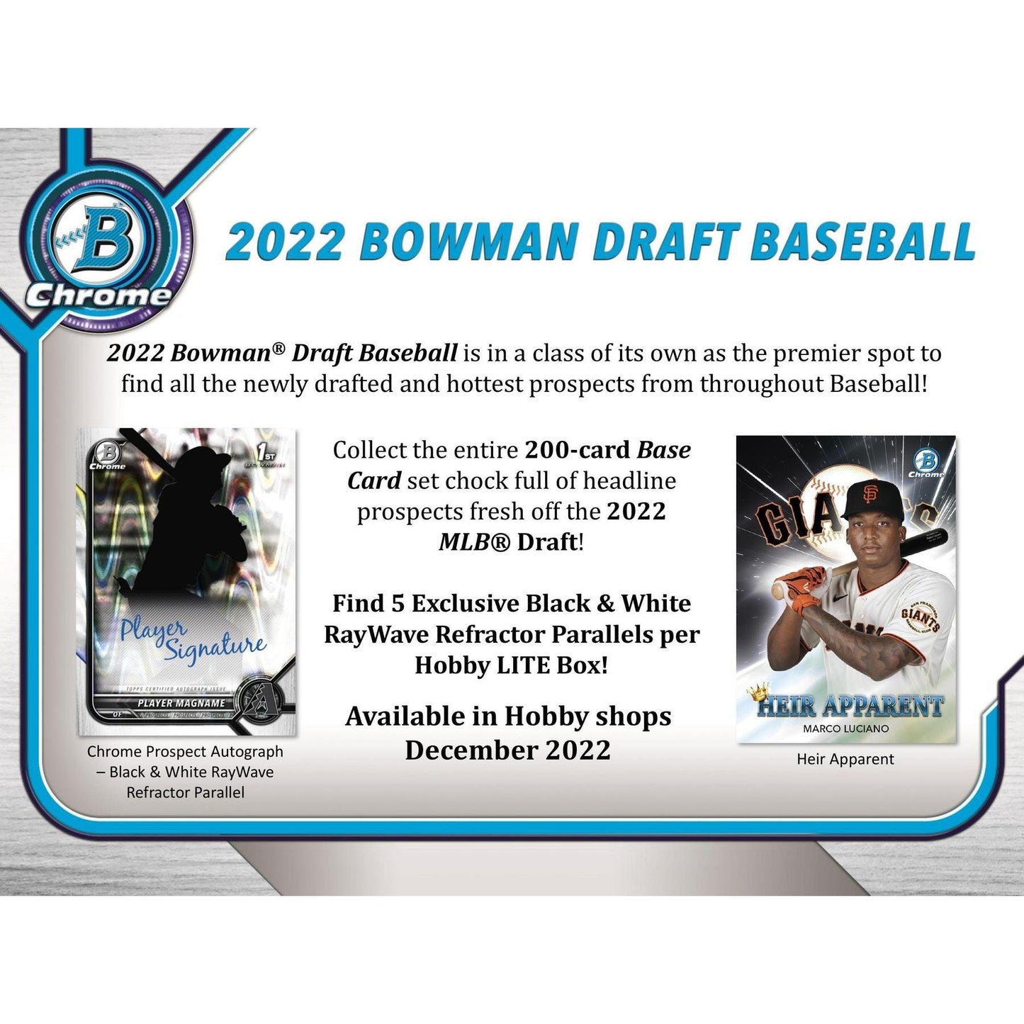 2022 Topps Bowman Draft Baseball Hobby Lite Box - King Card Canada