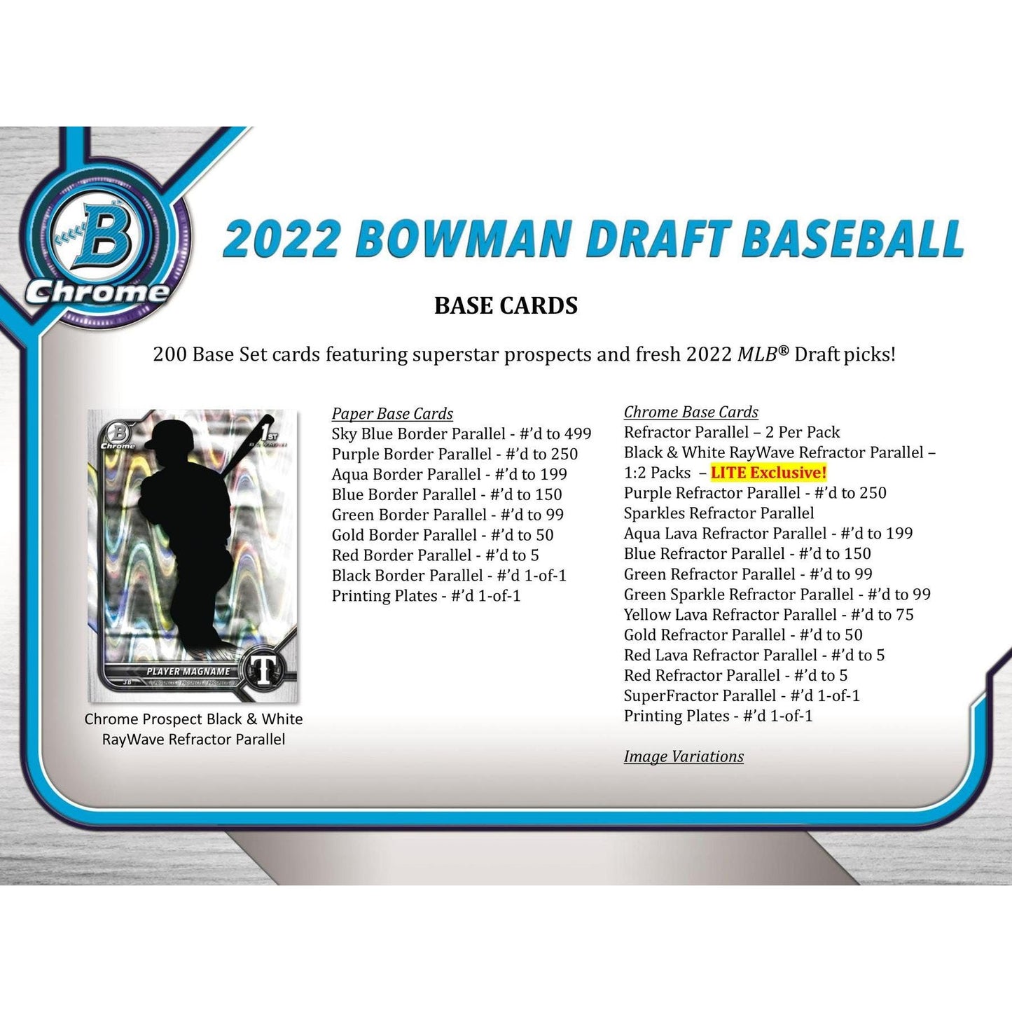 2022 Topps Bowman Draft Baseball Hobby Lite Box - King Card Canada