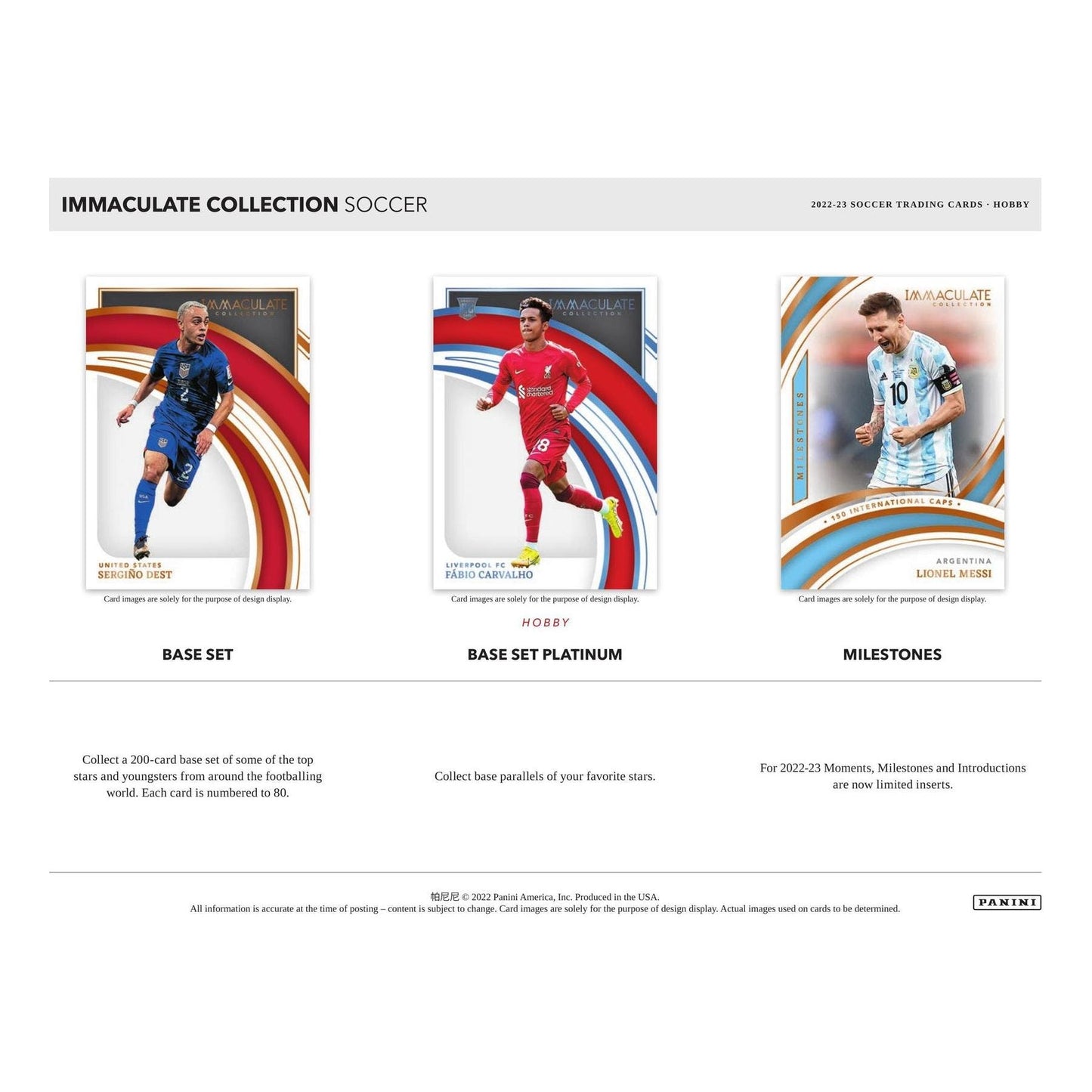 2022-23 Panini Immaculate Soccer Hobby Box - King Card Canada
