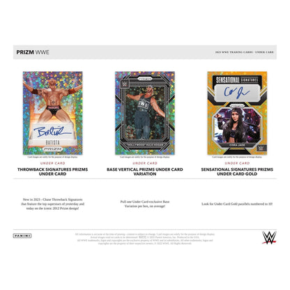 2023 Panini Prizm WWE Under Card Box - King Card Canada