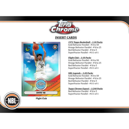 2022-23 Topps Chrome NBL Basketball Hobby Box - King Card Canada