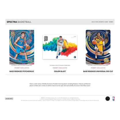 2022 - 23 Panini Spectra Basketball Hobby Box at King Card Canada