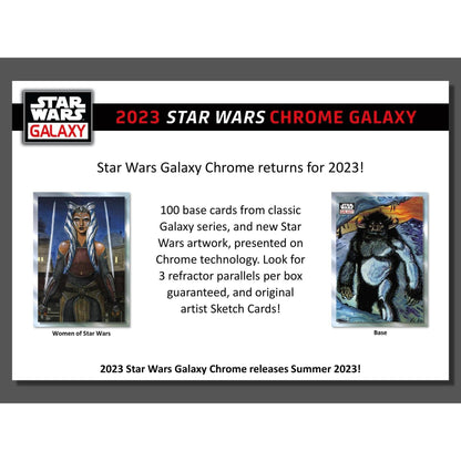 2023 Topps Chrome Star Wars Galaxy Hobby Box - King Card Canada