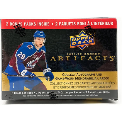 2021 - 22 Upper Deck Artifacts Hockey Blaster Box at King Card Canada