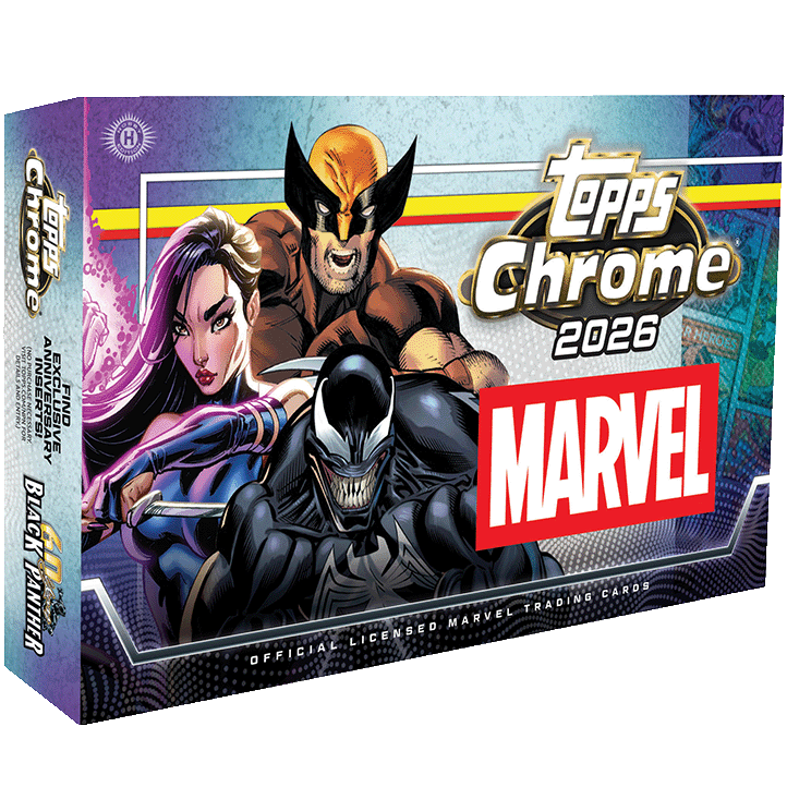 2026 Topps Chrome Marvel Comics Trading Cards Hobby Box