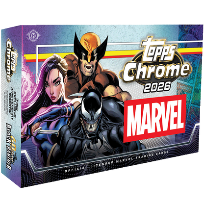 2026 Topps Chrome Marvel Comics Trading Cards Hobby Box