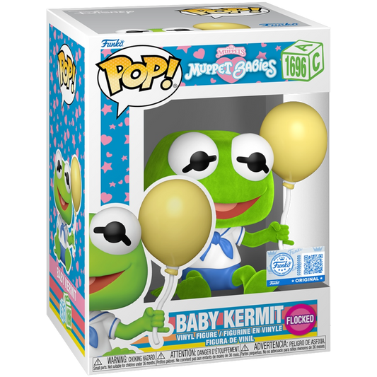Funko POP! #1696 (Muppet Babies) - Baby Kermit (Flocked / Special Edition)