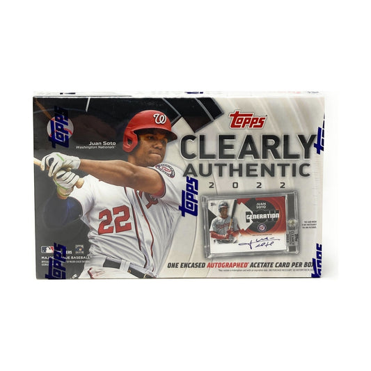 2022 Topps Clearly Authentic Baseball Hobby Box - King Card Canada