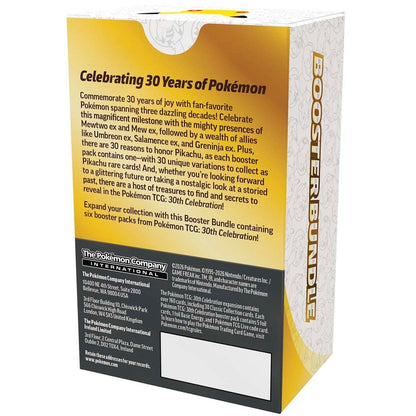 Pokemon 30th Celebration Booster Bundle