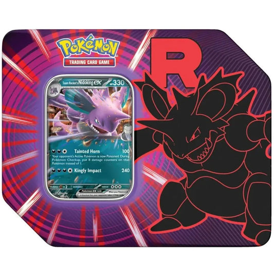 Pokemon Team Rocket Tin (Nidoking)