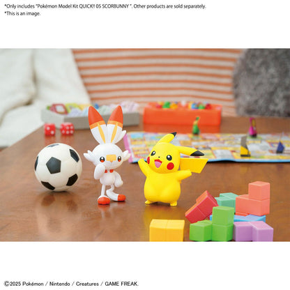 Bandai Pokemon Plamo Model 05 - Scorbunny 4573102615558 at King Card Canada