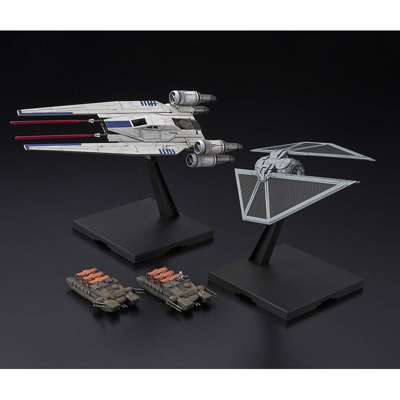 Bandai Star Wars Model - U - Wing Fighter & Tie Striker (1/144 Scale) 4573102661470 at King Card Canada