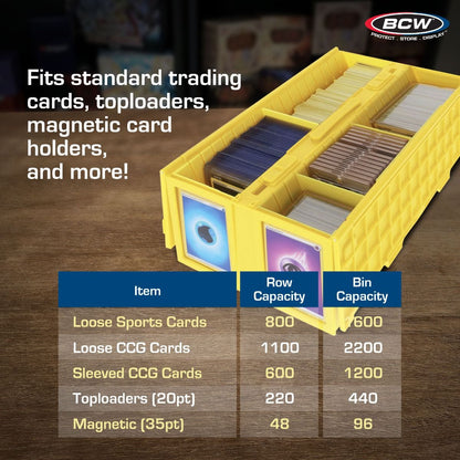 BCW Collectible Card Storage Bin - 1600 Card 722626010620 at King Card Canada