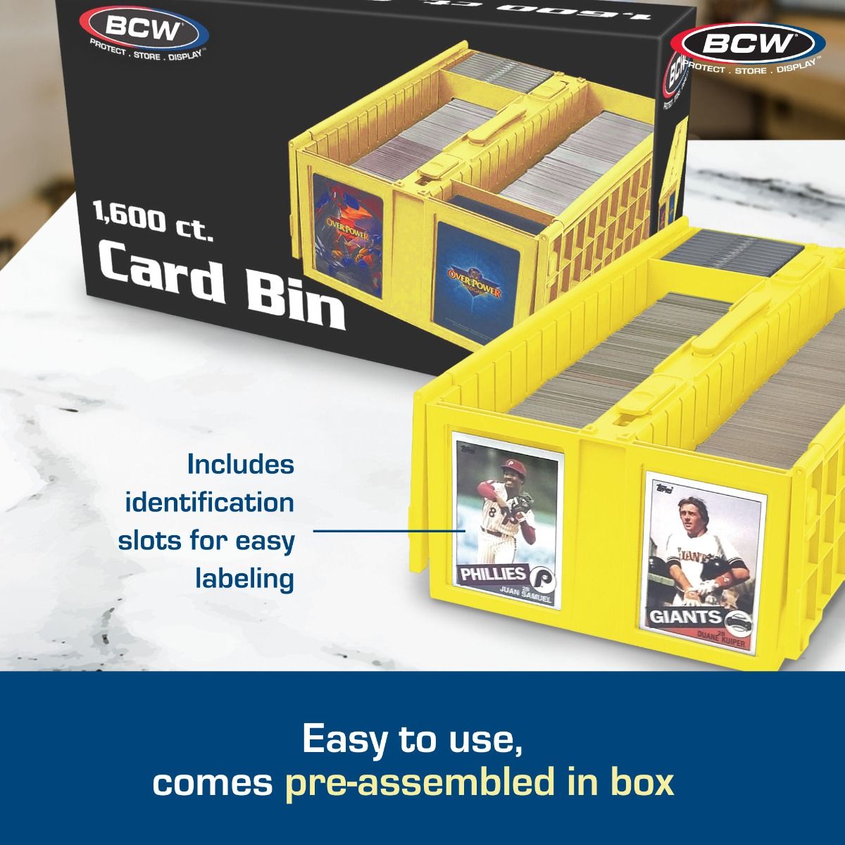 BCW Collectible Card Storage Bin - 1600 Card 722626015281 at King Card Canada