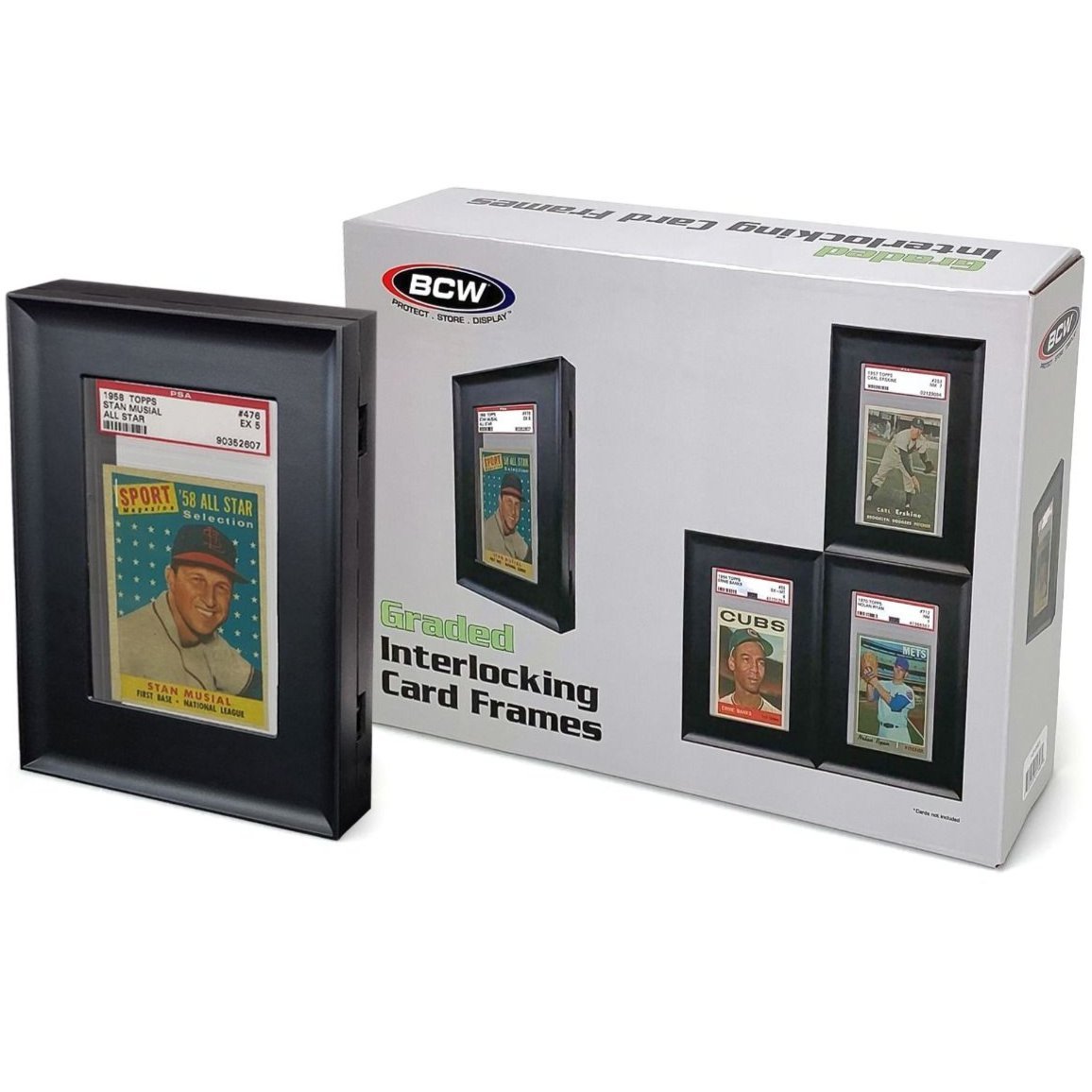 BCW Interlocking Graded Card Frames (4 - Pack) 722626017469 at King Card Canada