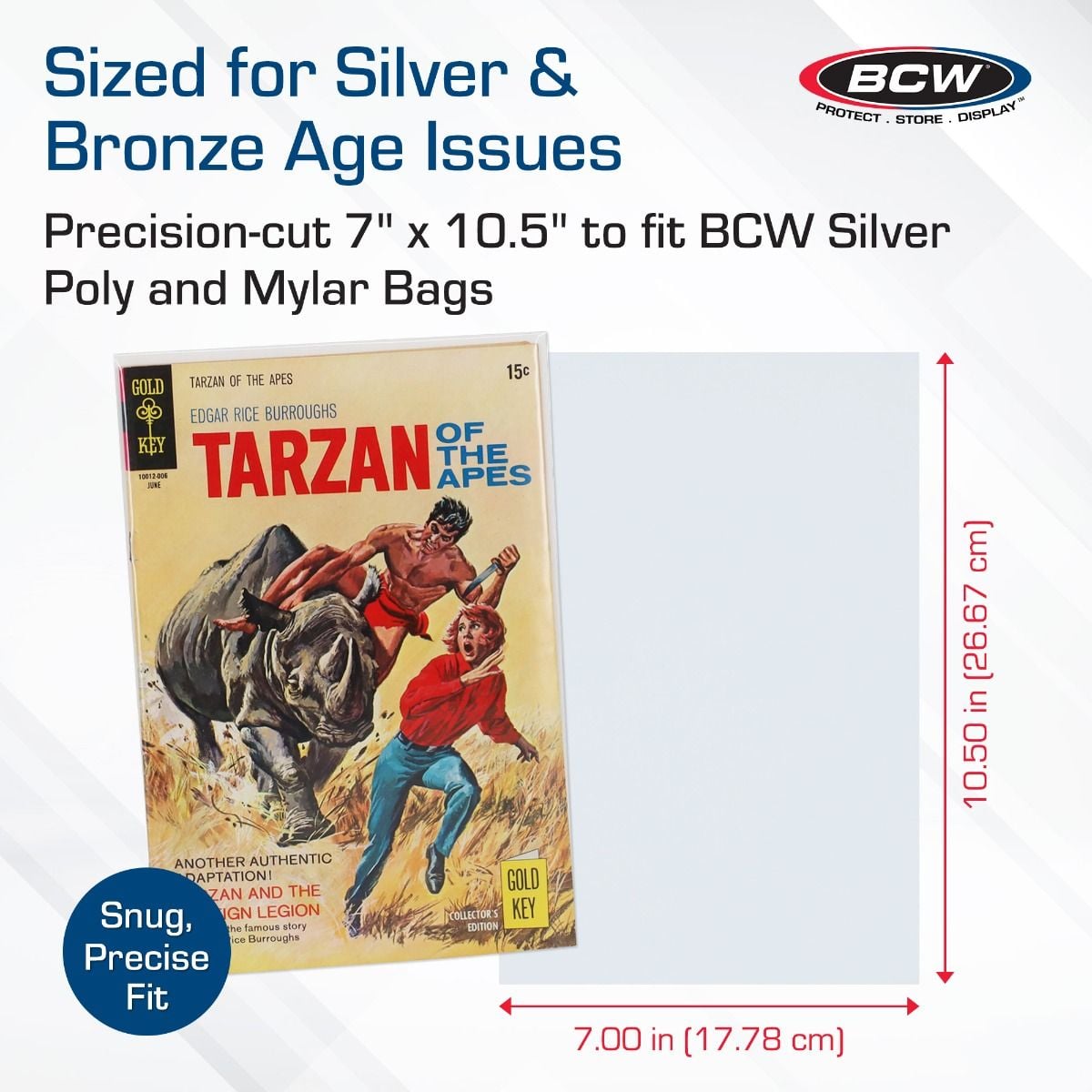 BCW Silver Comic Book Boards (100 Pack) 722626903601 at King Card Canada