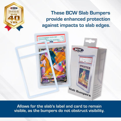 BCW Slab Bumpers - PSA - Clear (6 - Pack) 722626010682 at King Card Canada