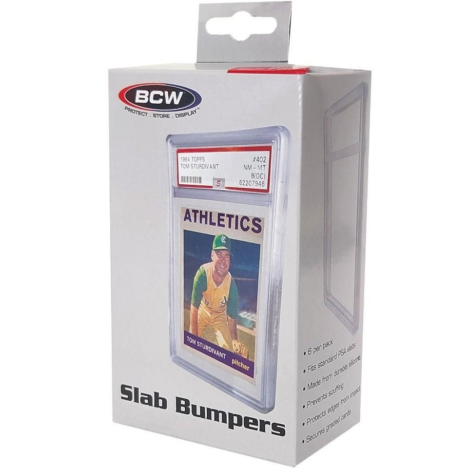BCW Slab Bumpers - PSA - Clear (6 - Pack) 722626010682 at King Card Canada