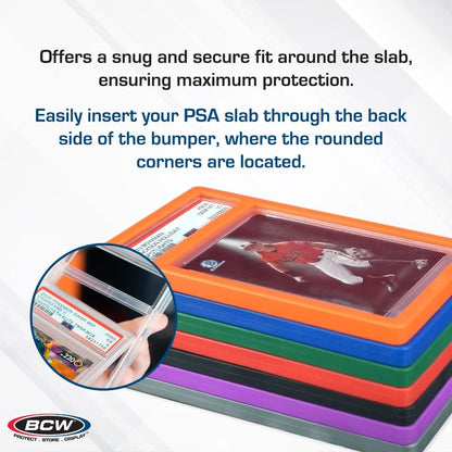 BCW Slab Bumpers - PSA - Clear (6 - Pack) 722626010682 at King Card Canada