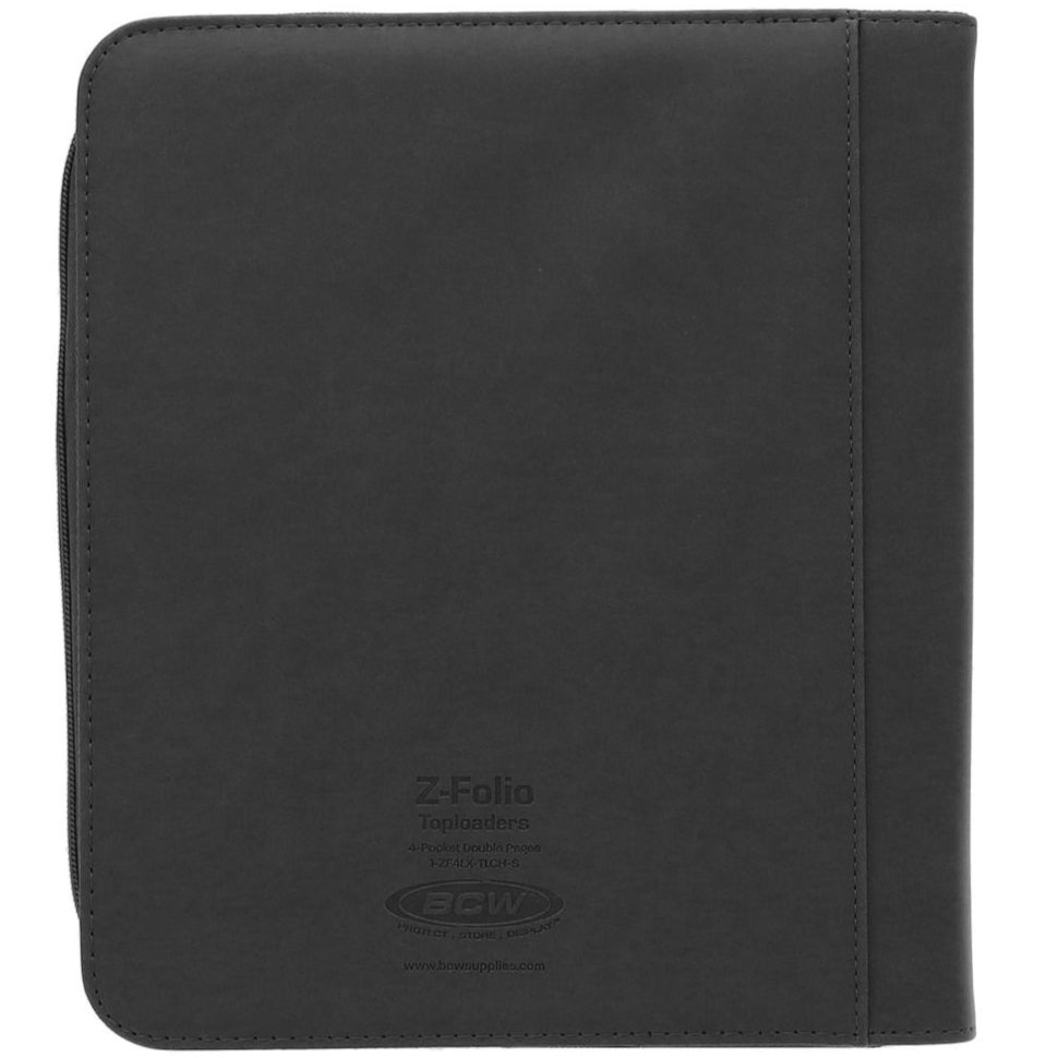 BCW Z - Folio LX 4 - Pocket Zippered Toploader Binder 722626045103 at King Card Canada