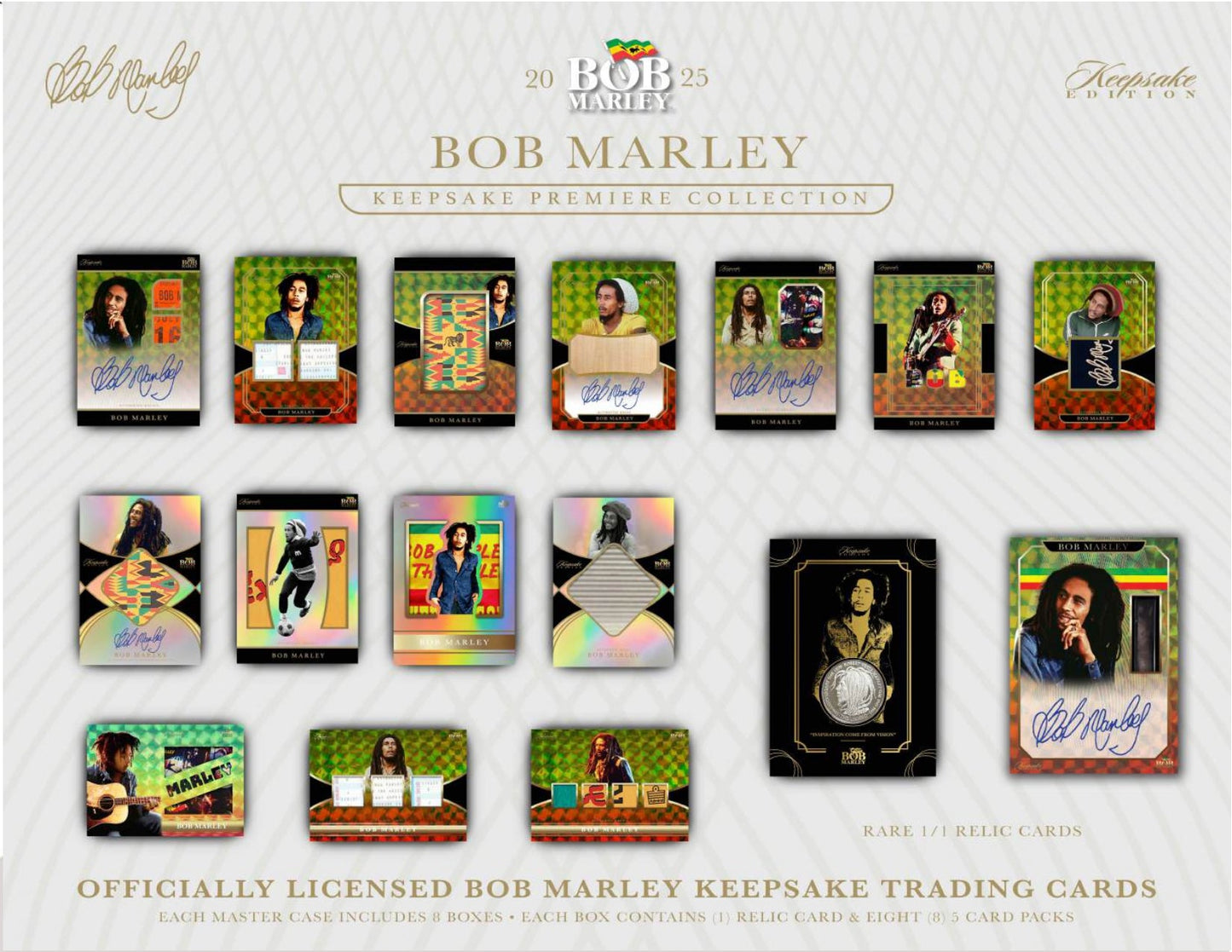 Bob Marley 2025 Keepsake Premiere Collection Hobby Box  at King Card Canada