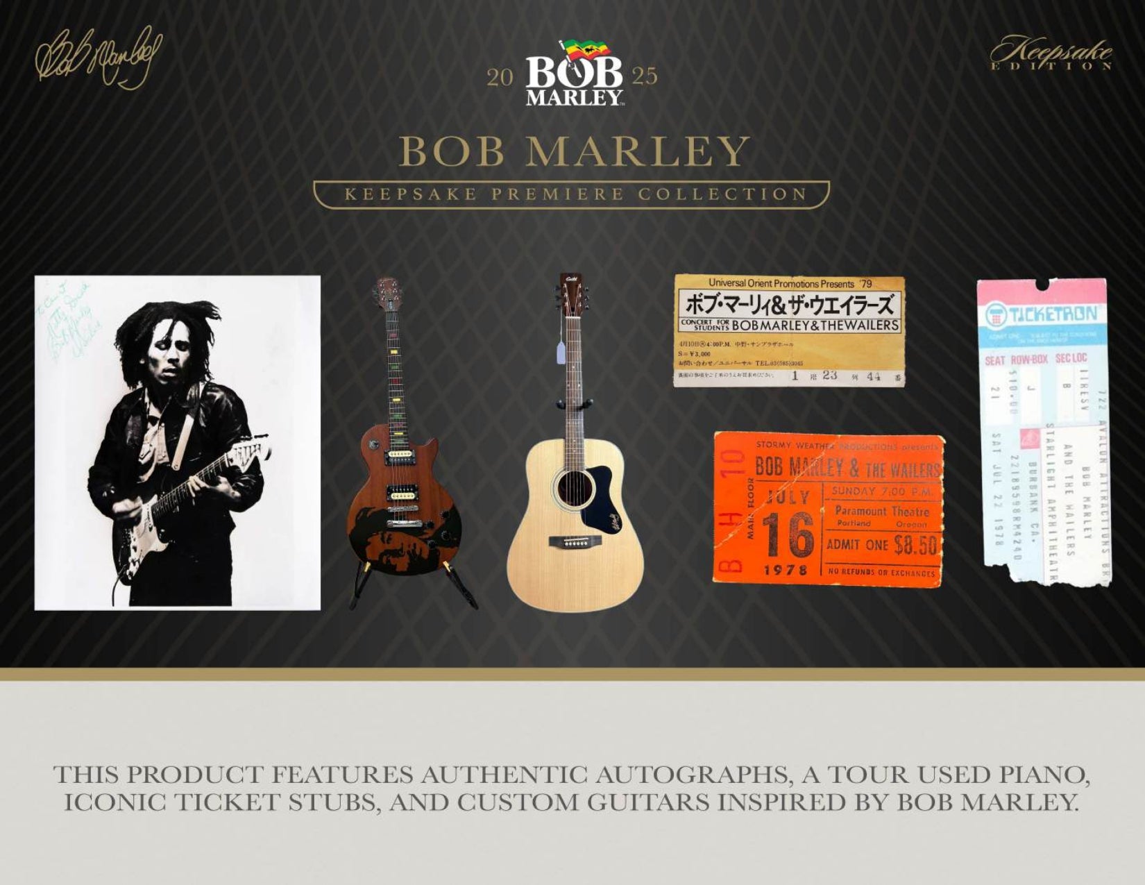 Bob Marley 2025 Keepsake Premiere Collection Hobby Box  at King Card Canada