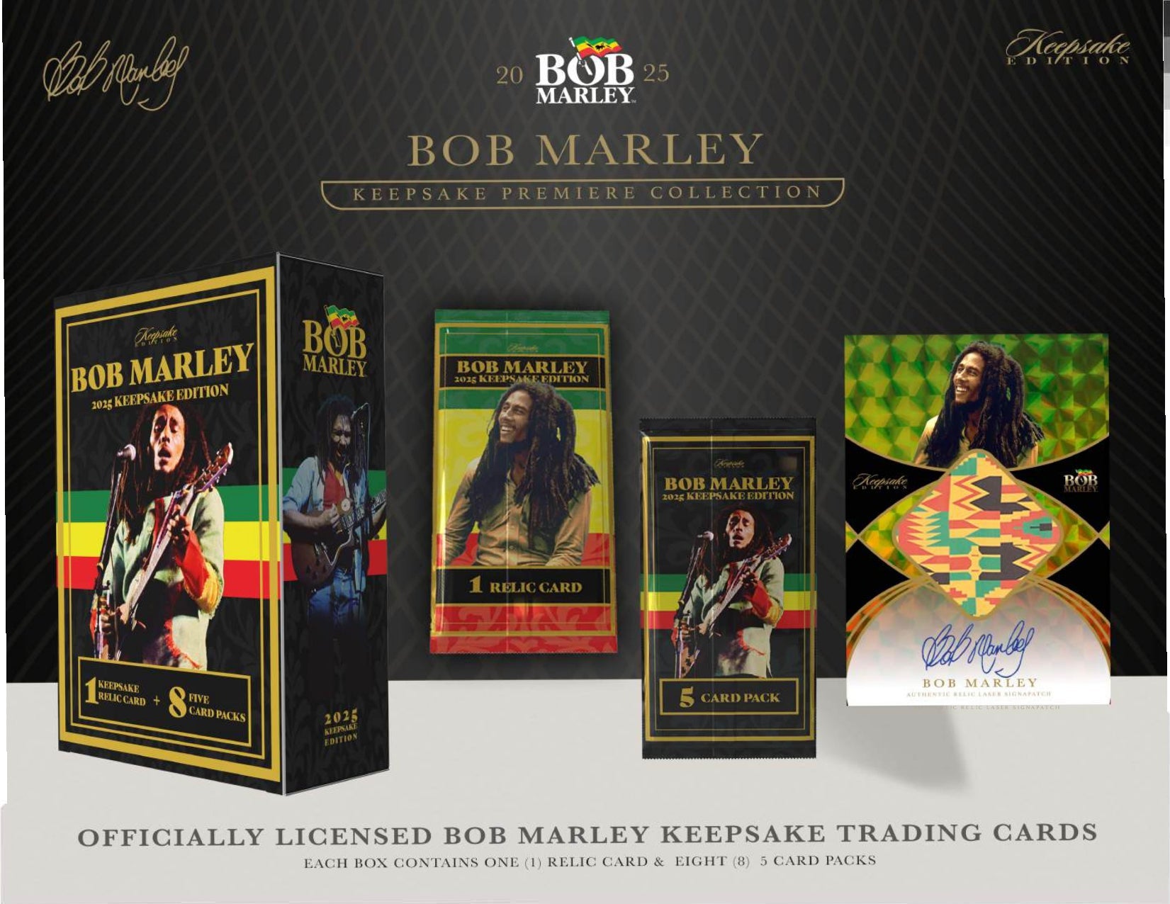 Bob Marley 2025 Keepsake Premiere Collection Hobby Box at King