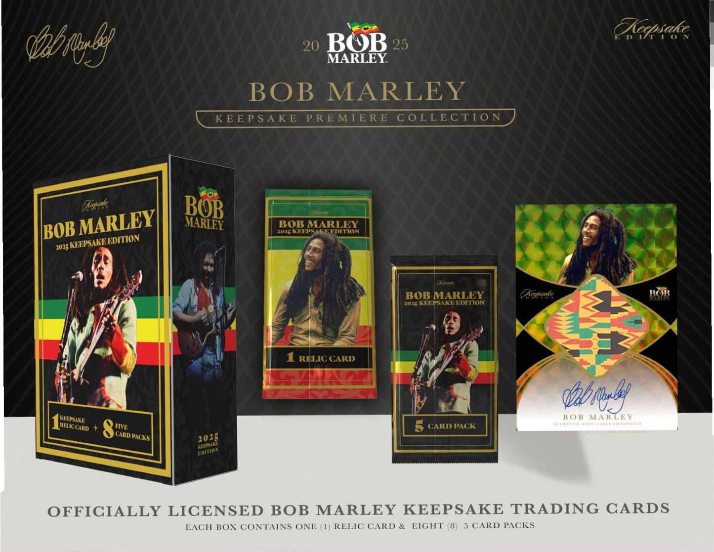 Bob Marley 2025 Keepsake Premiere Collection Hobby Box  at King Card Canada