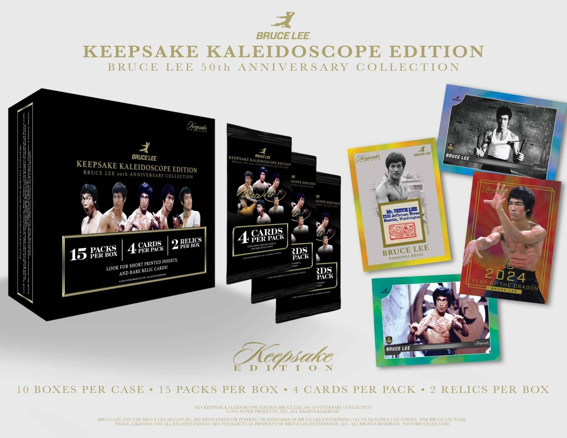 Bruce Lee 50th Anniversary Keepsake Kaleidoscope Edition  at King Card Canada