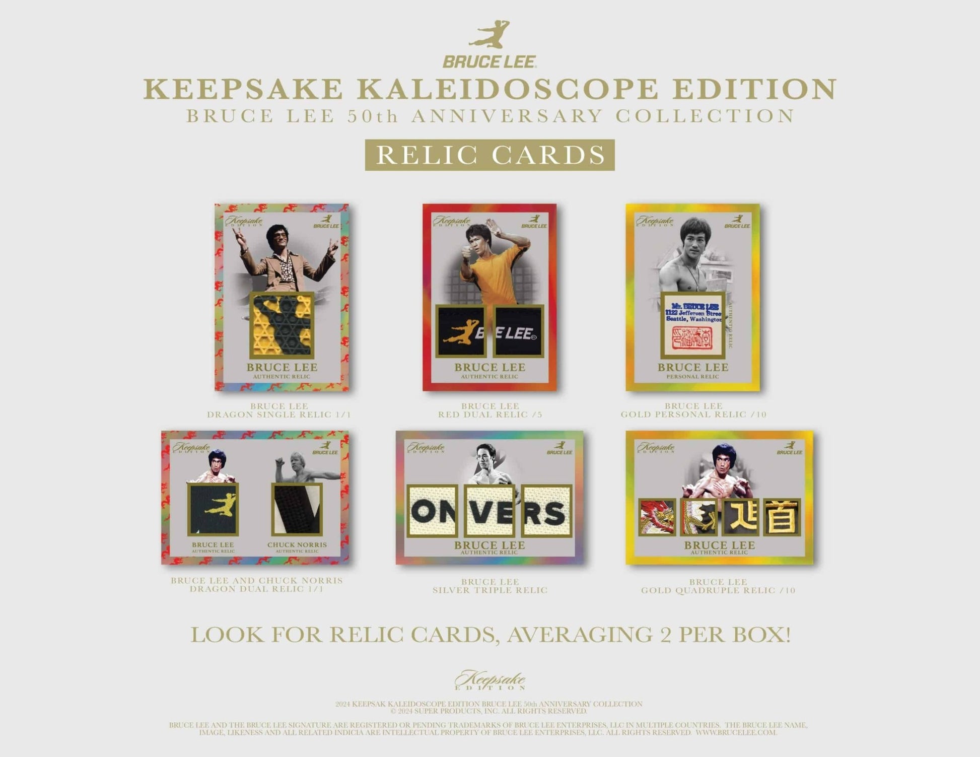 Bruce Lee 50th Anniversary Keepsake Kaleidoscope Edition  at King Card Canada