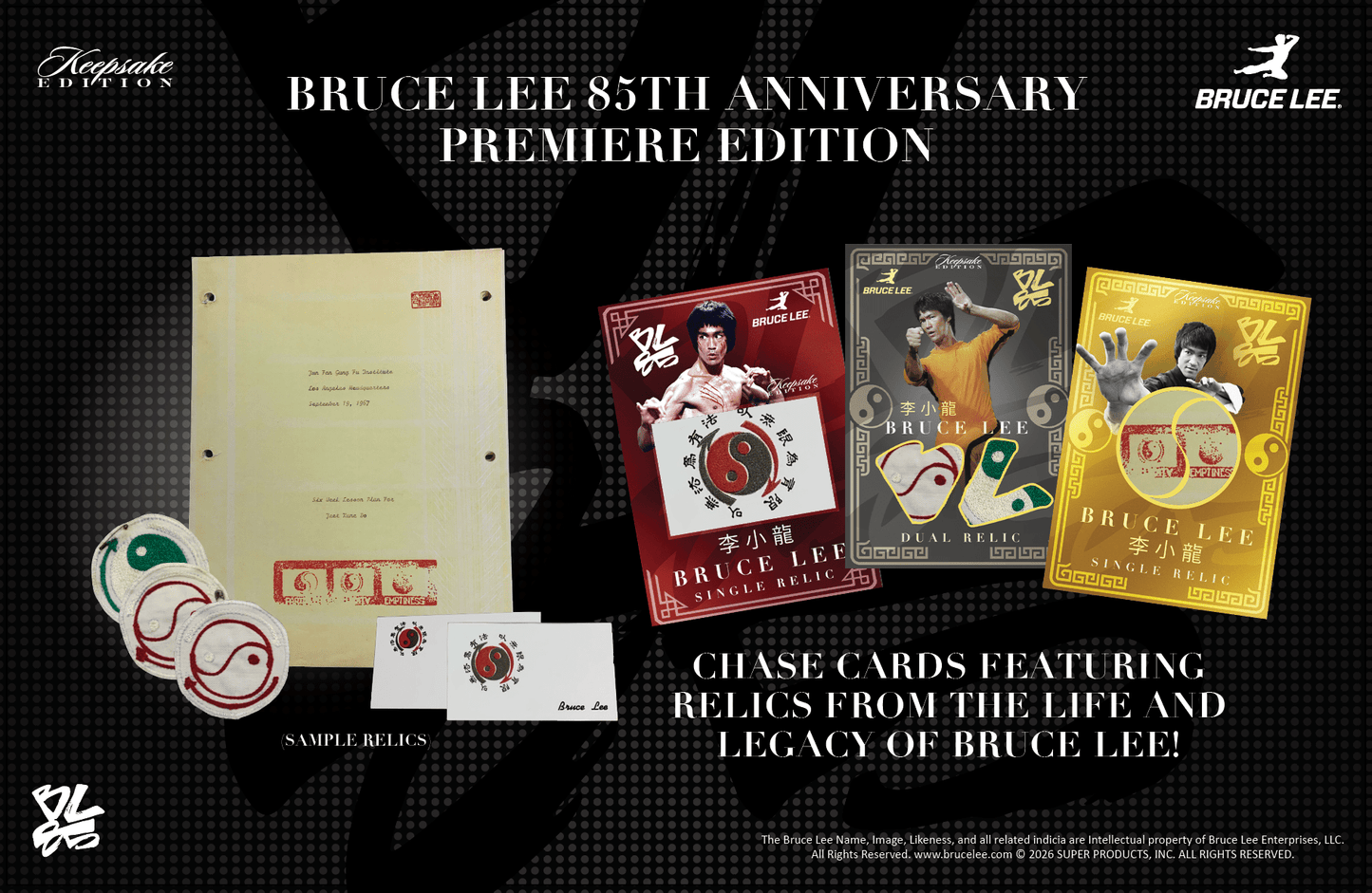 Bruce Lee 85th Anniversary Keepsake Hobby Box 810216480196 at King Card Canada