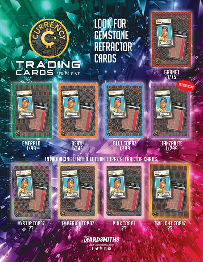 Cardsmiths Currency Trading Cards Series 5 Collector Box 840282637750 at King Card Canada