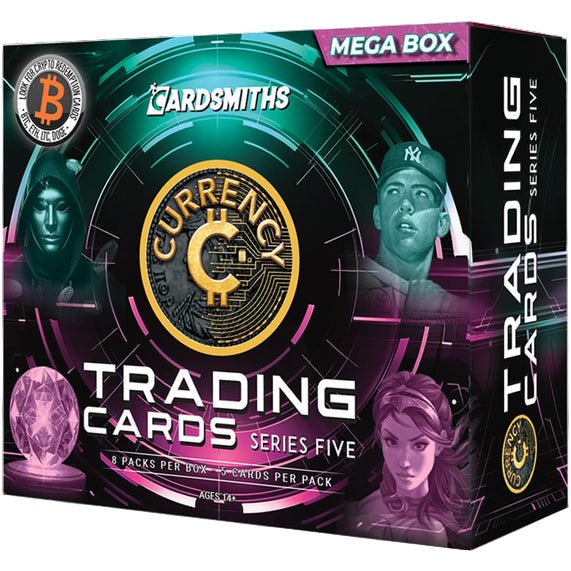 Cardsmiths Currency Trading Cards Series 5 Mega Box 840282637767 at King Card Canada