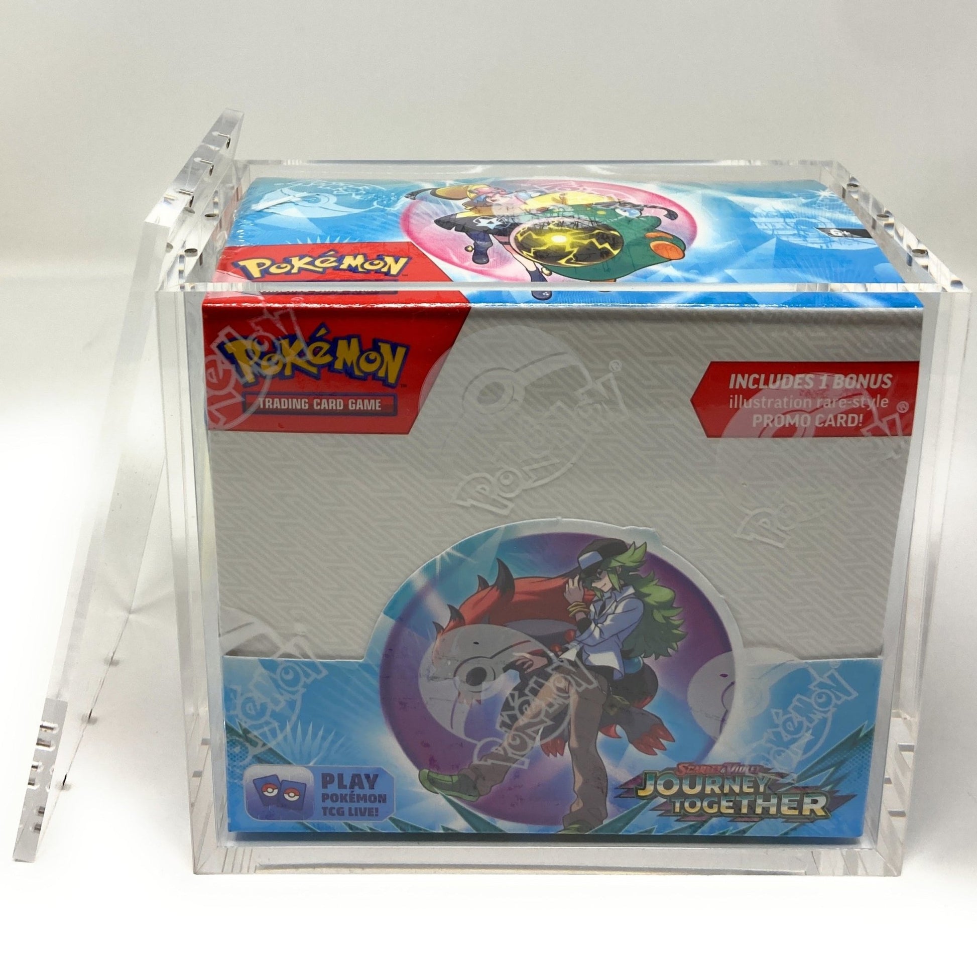 Clear Acrylic Protector Display Case for Pokemon Booster Box at King Card Canada Clear Acrylic Protector Display Case for Pokemon Booster Box at King Card Canada