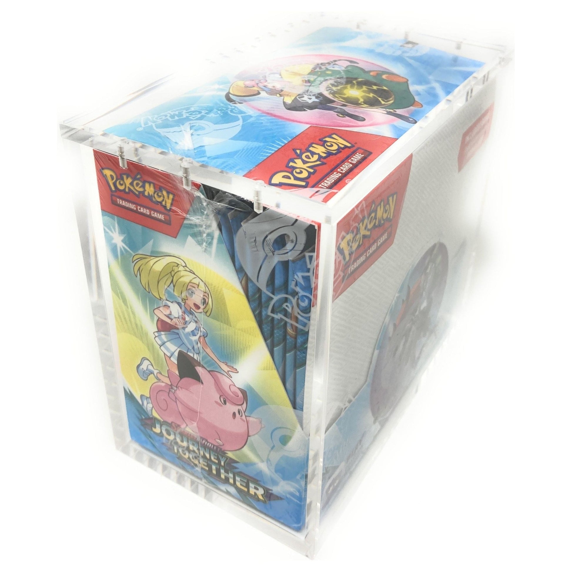Clear Acrylic Protector Display Case for Pokemon Booster Box at King Card Canada Clear Acrylic Protector Display Case for Pokemon Booster Box at King Card Canada