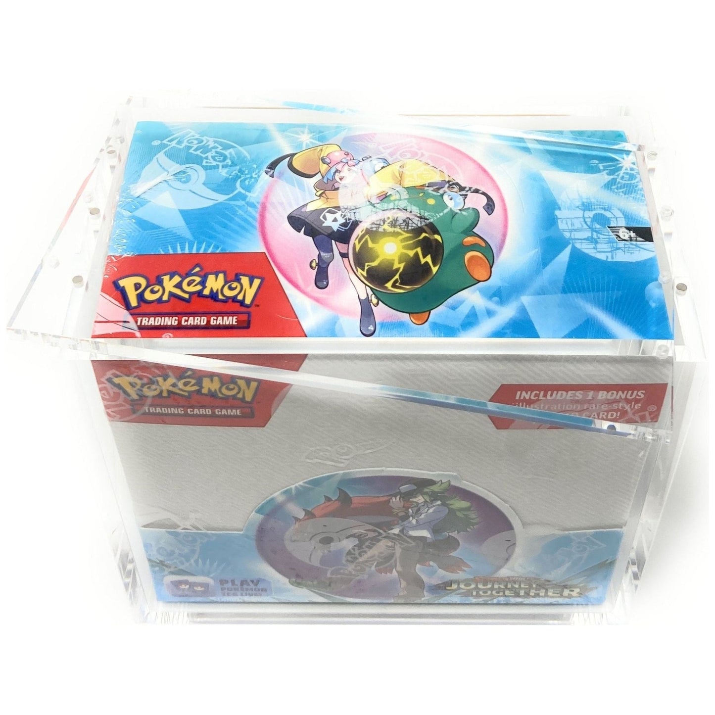 Clear Acrylic Protector Display Case for Pokemon Booster Box at King Card Canada