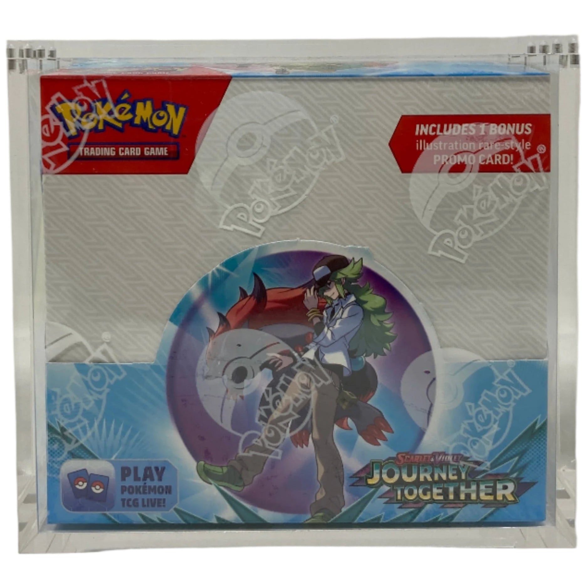 Clear Acrylic Protector Display Case for Pokemon Booster Box at King Card Canada