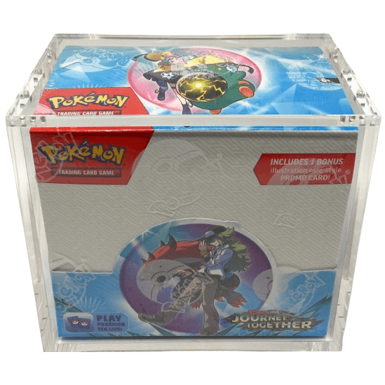 Clear Acrylic Protector Display Case for Pokemon Booster Box at King Card Canada