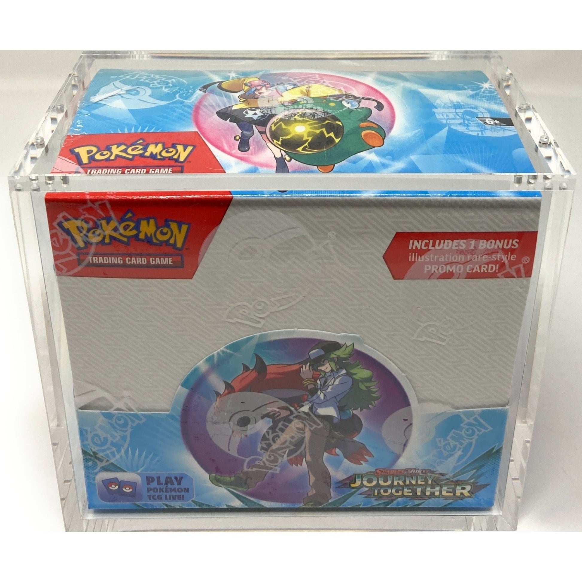 Clear Acrylic Protector Display Case for Pokemon Booster Box at King Card Canada