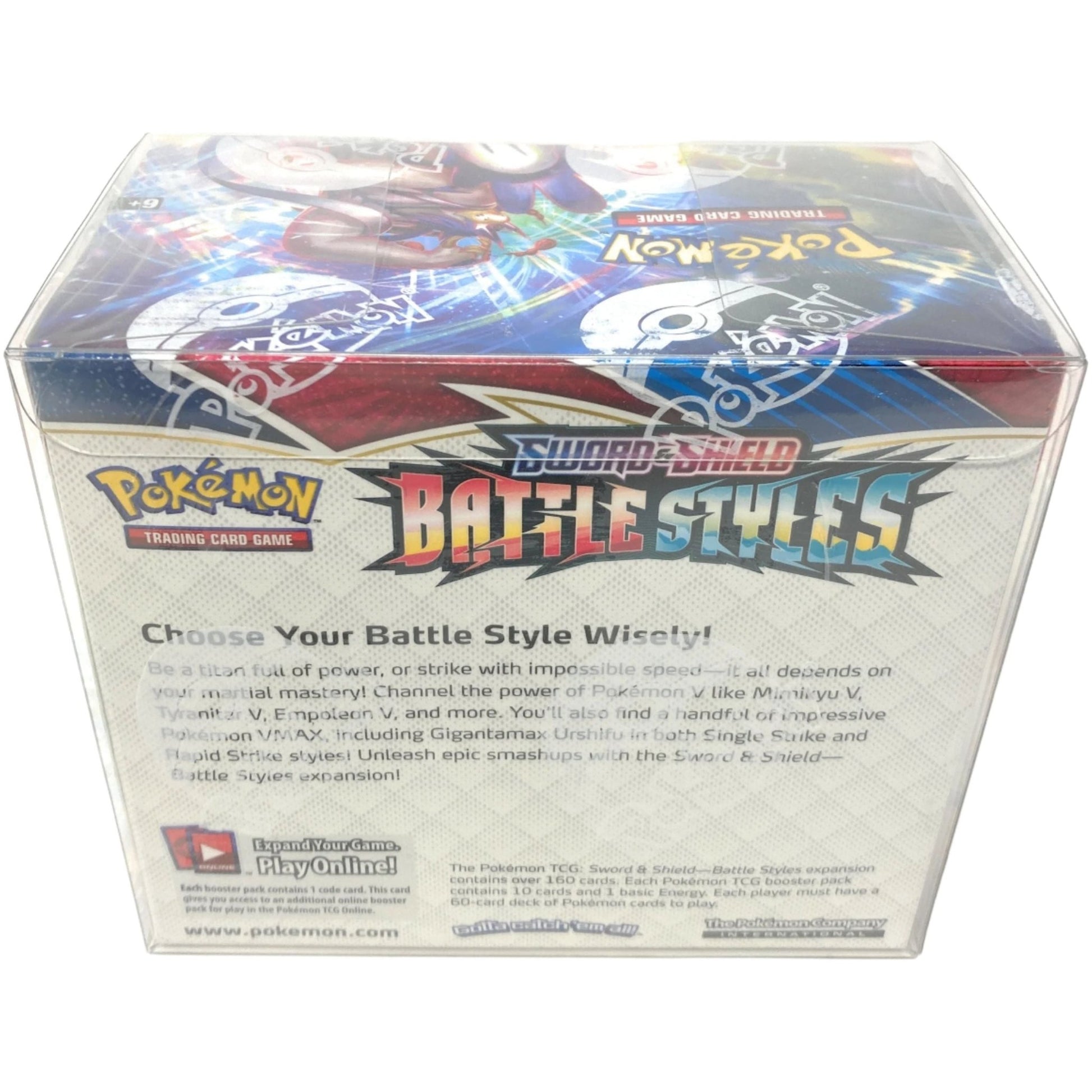 Clear Plastic Protector Case for Pokemon Booster Box at King Card Canada